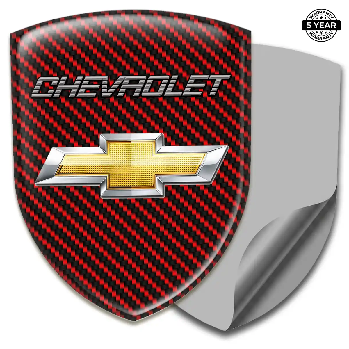 Chevrolet Car Emblem Decal Refined Design