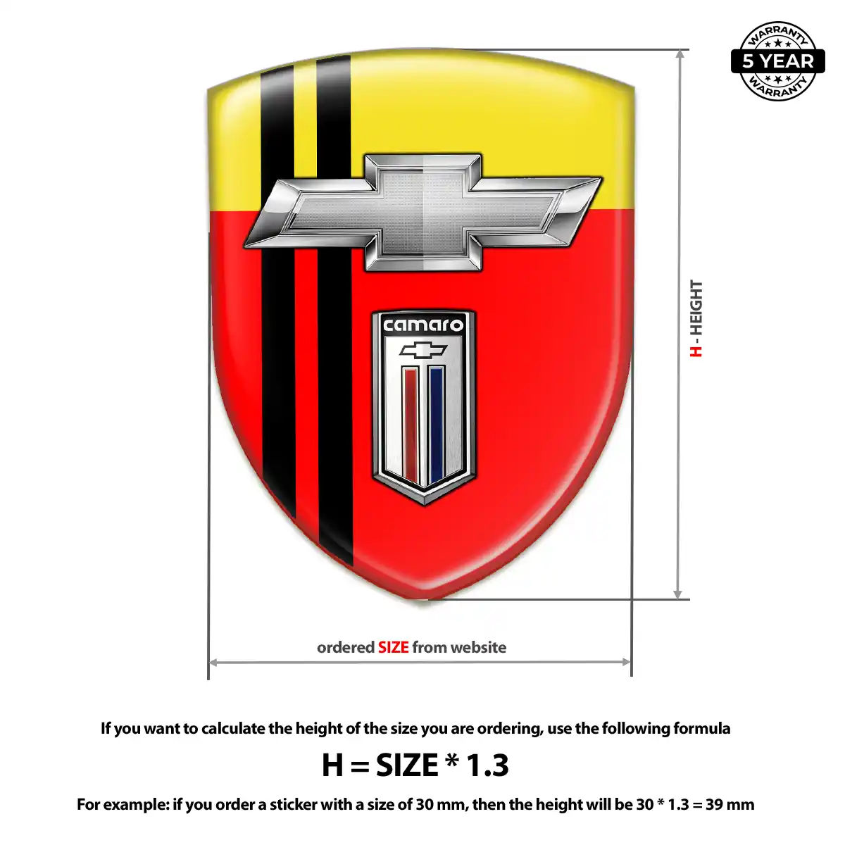Chevrolet Car Emblem Overlay Refined Design