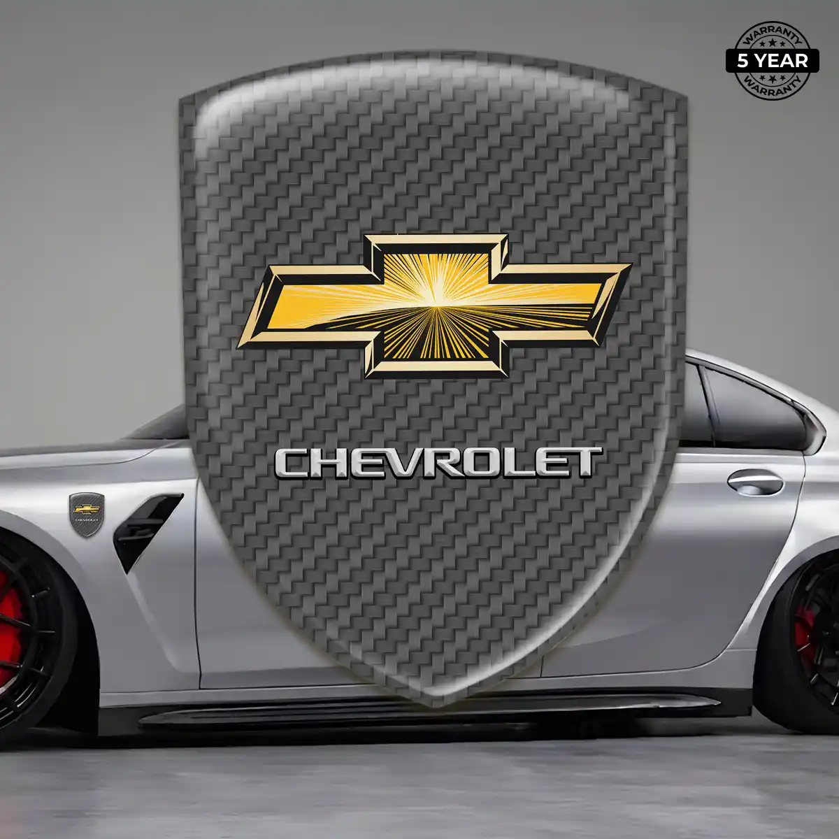 Chevrolet Car Emblem Sticker Elite Finish