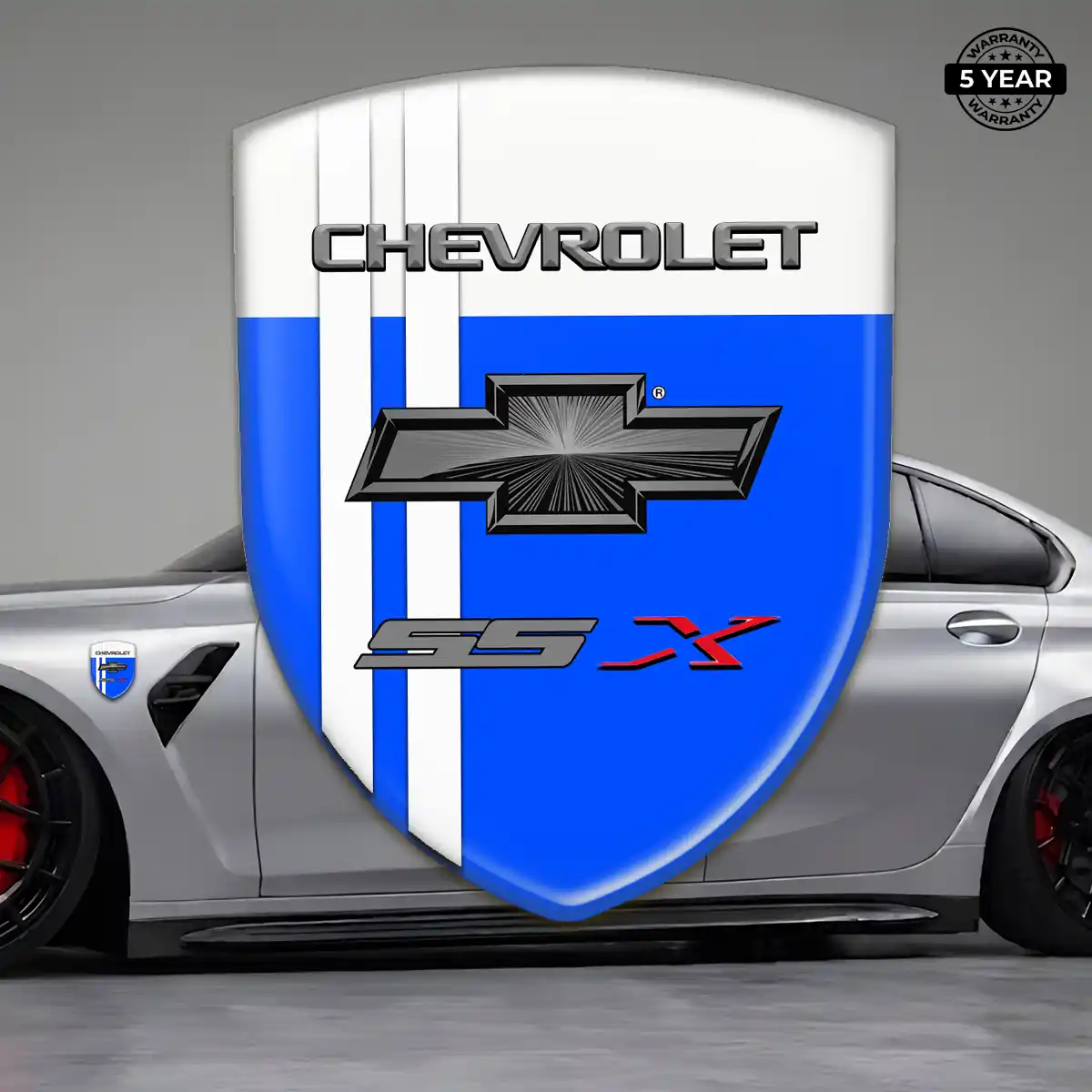 Chevrolet Car Emblem Sticker Prestige Line