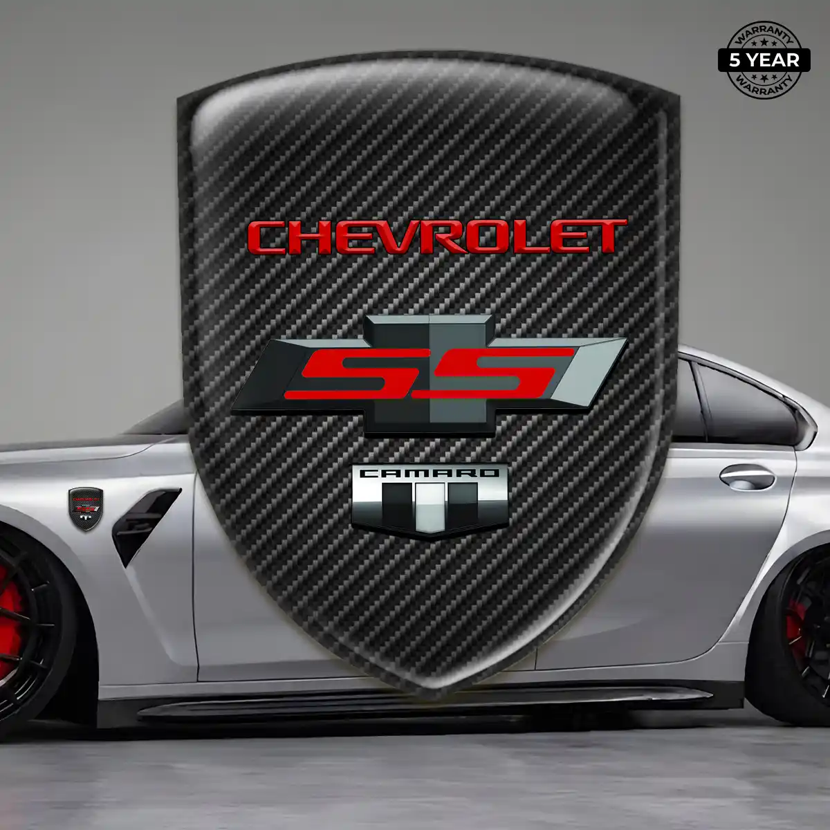 Chevrolet Car Emblem Sticker Refined Design
