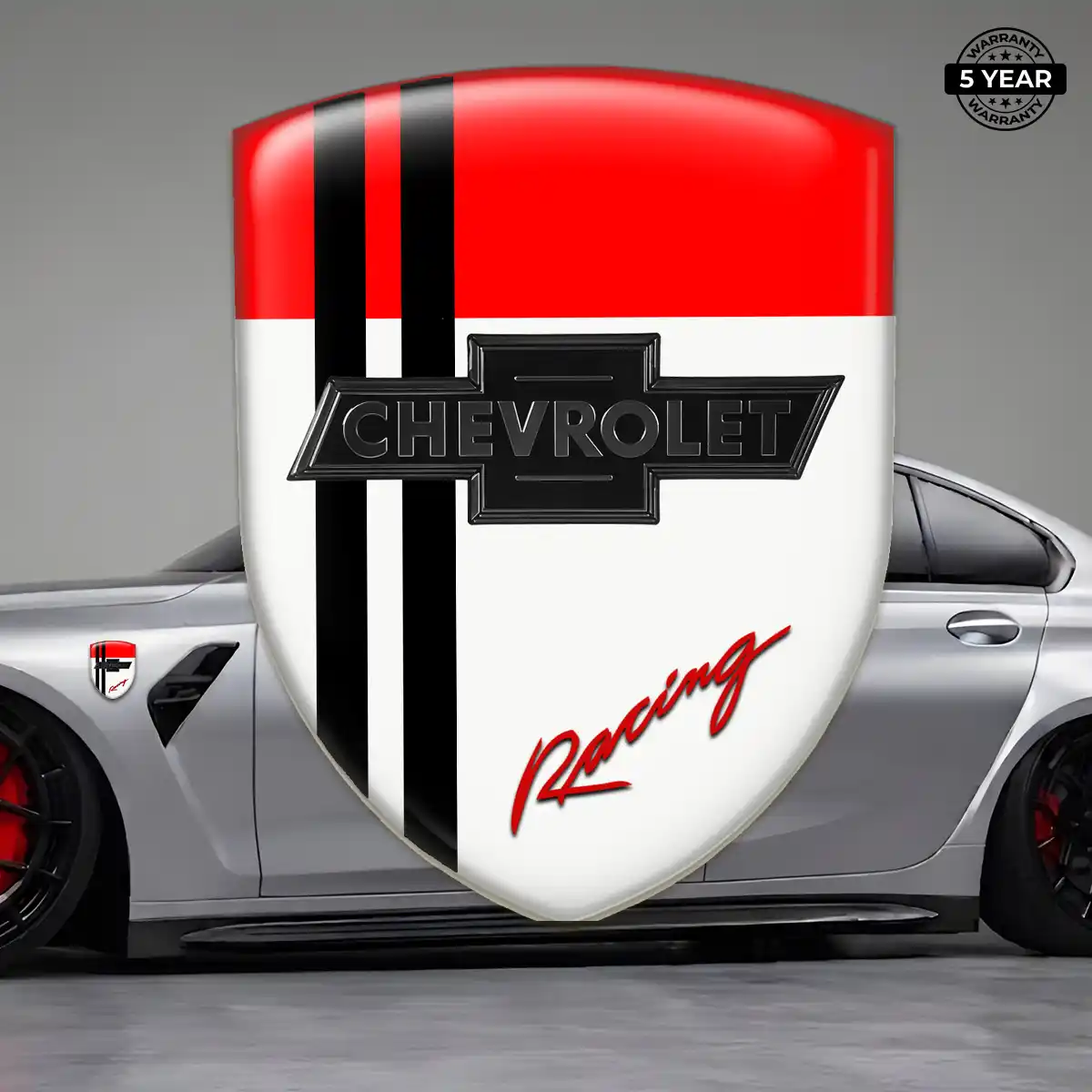 Chevrolet Car Emblem Sticker Sleek Style