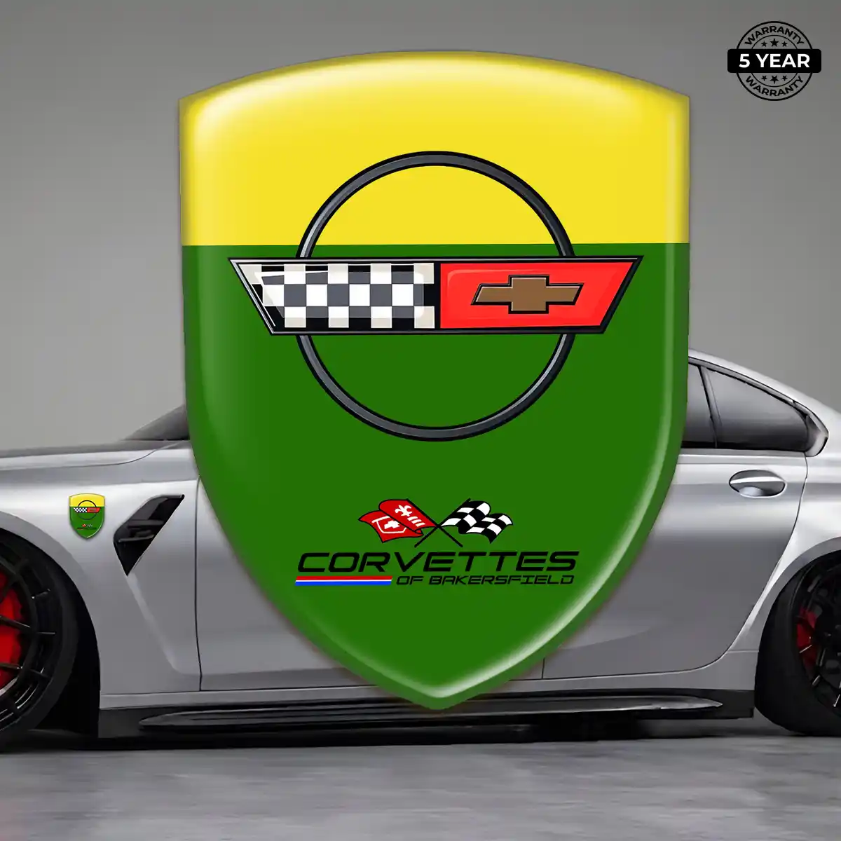 Chevrolet Corvette 3D Badge Sticker Prestige Line