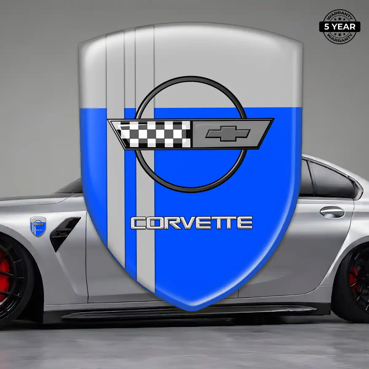 Chevrolet Corvette 3D Badge Sticker Signature Grade