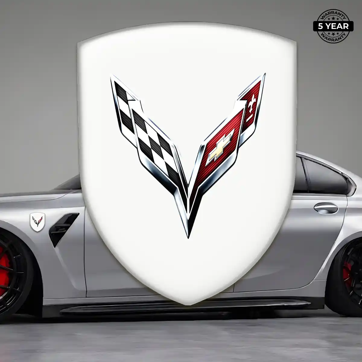 Chevrolet Corvette 3D Badge Sticker Superior Craft