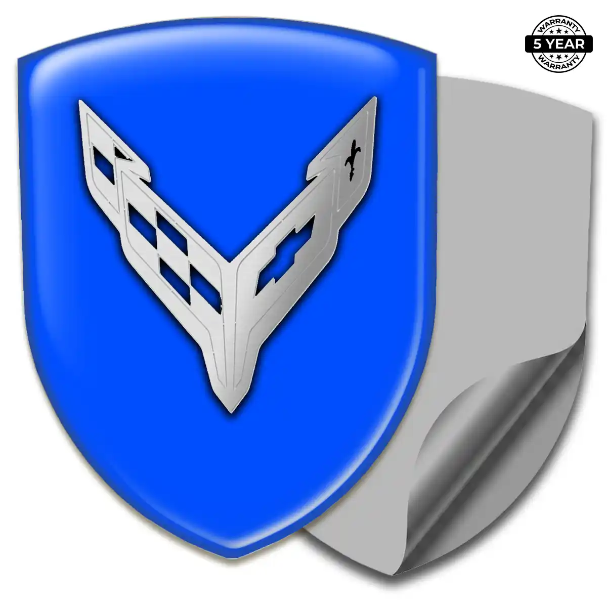 Chevrolet Corvette 3D Emblem Sticker Signature Grade