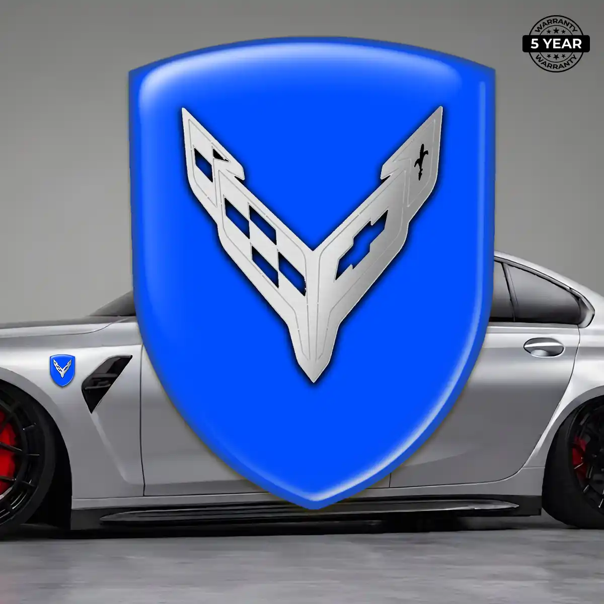 Chevrolet Corvette 3D Emblem Sticker Signature Grade