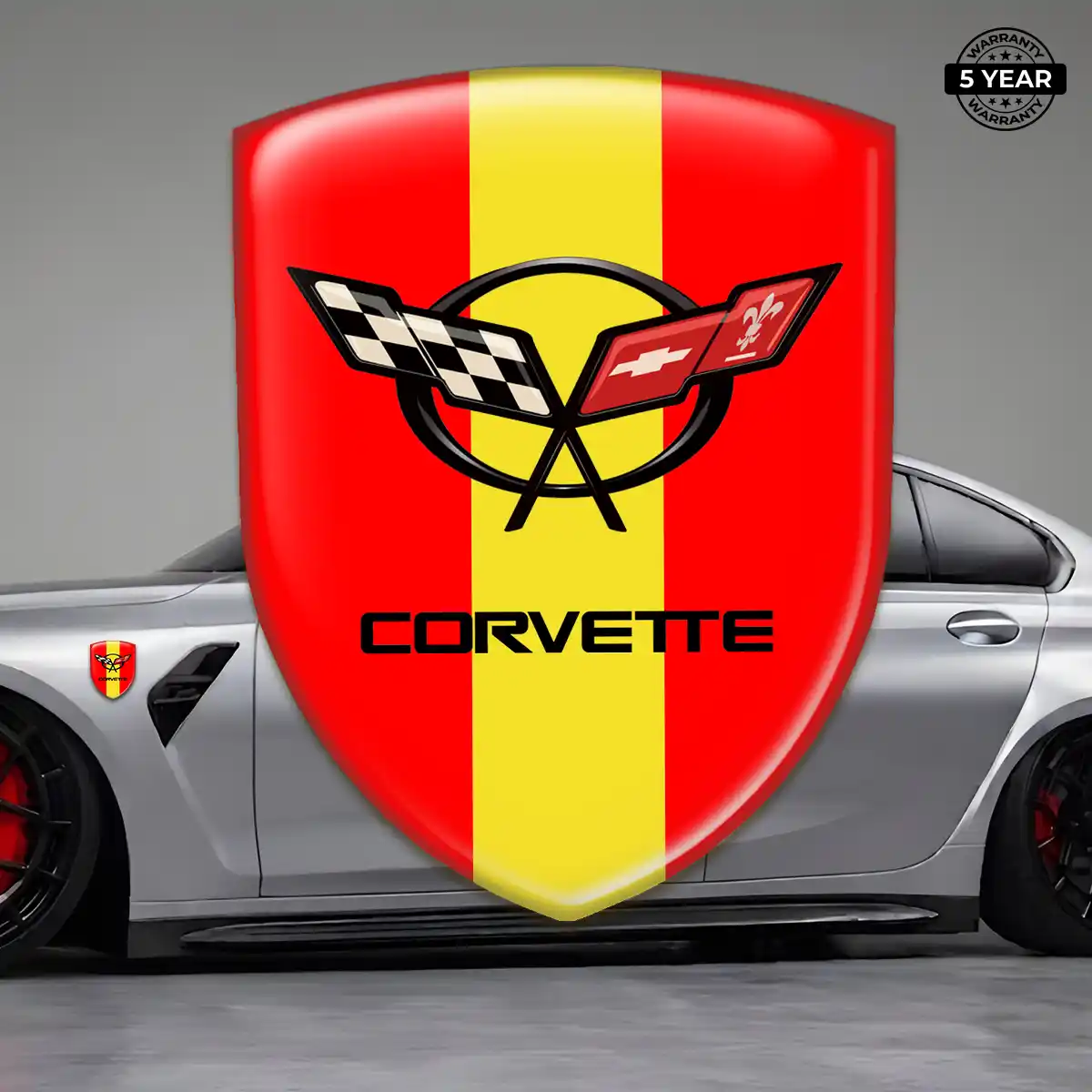 Chevrolet Corvette 3D Gel Sticker Prestige Line