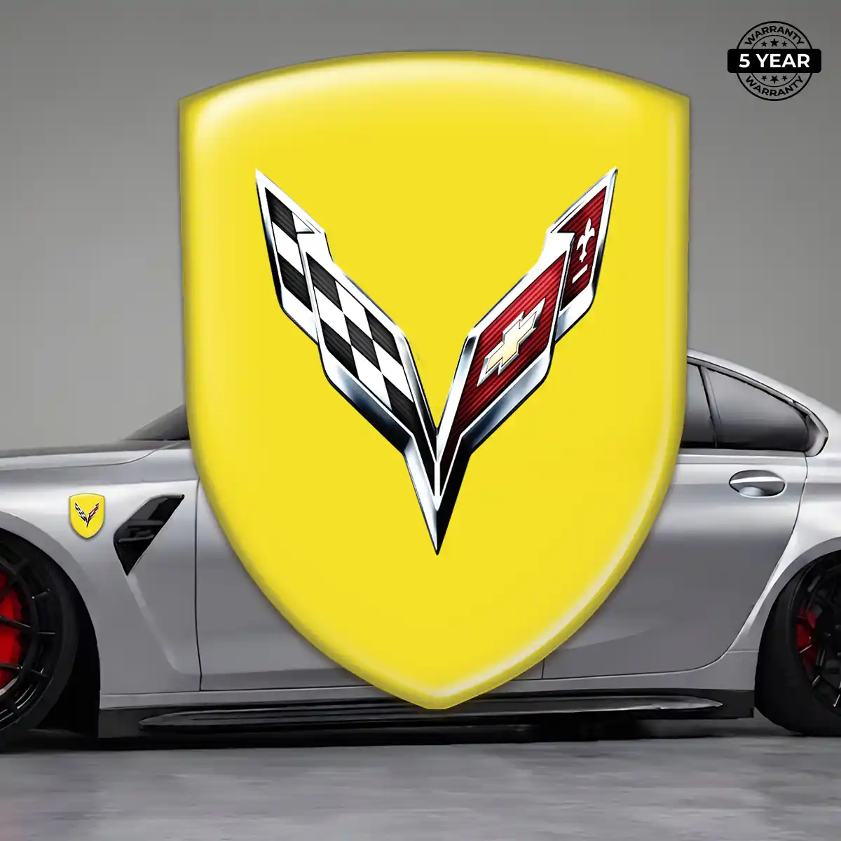 Chevrolet Corvette 3D Gel Sticker Superior Craft