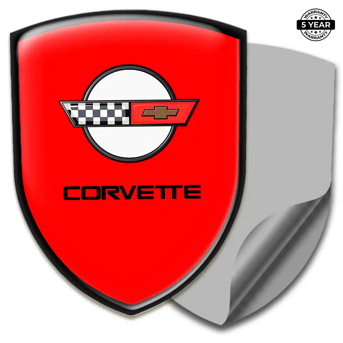 Chevrolet Corvette 3D Resin Sticker Prestige Line