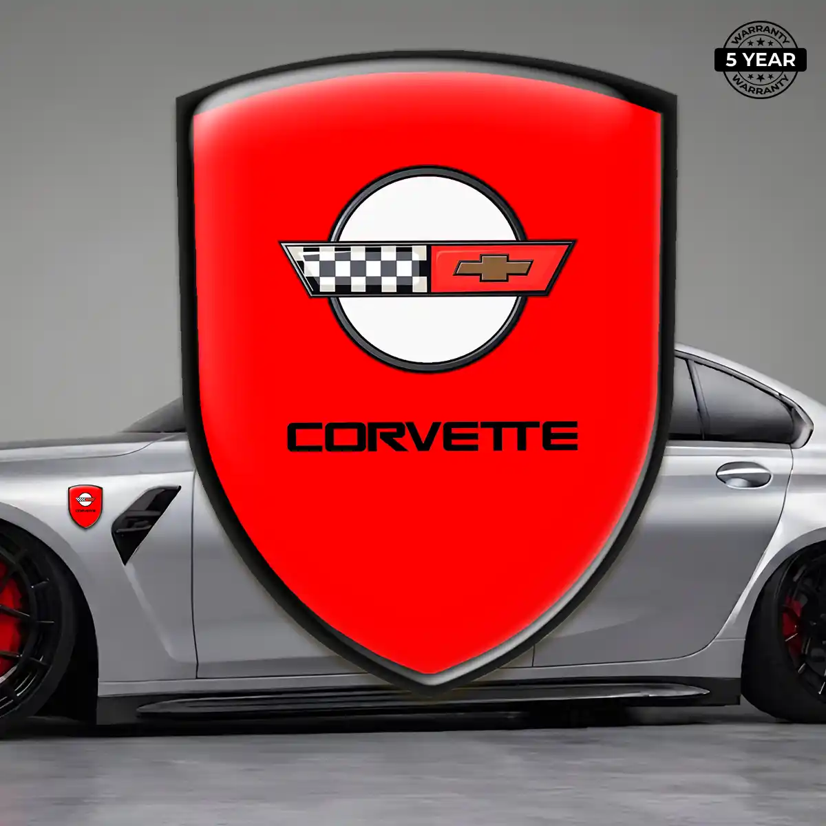 Chevrolet Corvette 3D Resin Sticker Prestige Line