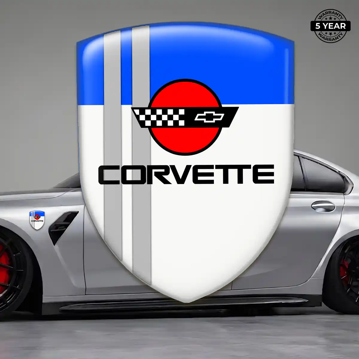 Chevrolet Corvette 3D Resin Sticker Superior Craft