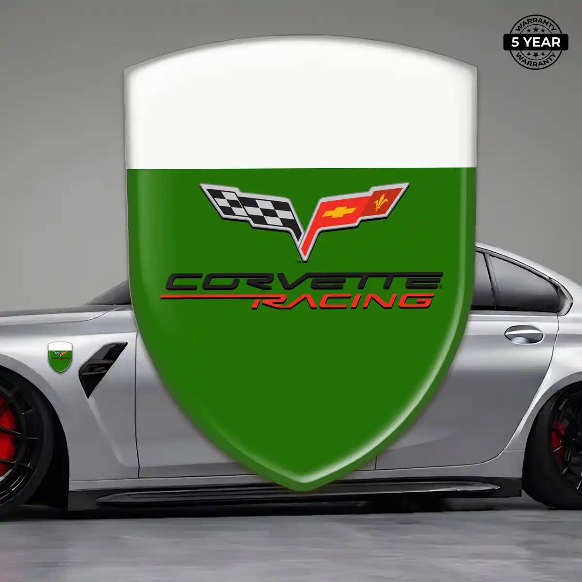 Chevrolet Corvette Automotive Emblem Sticker Prime Quality