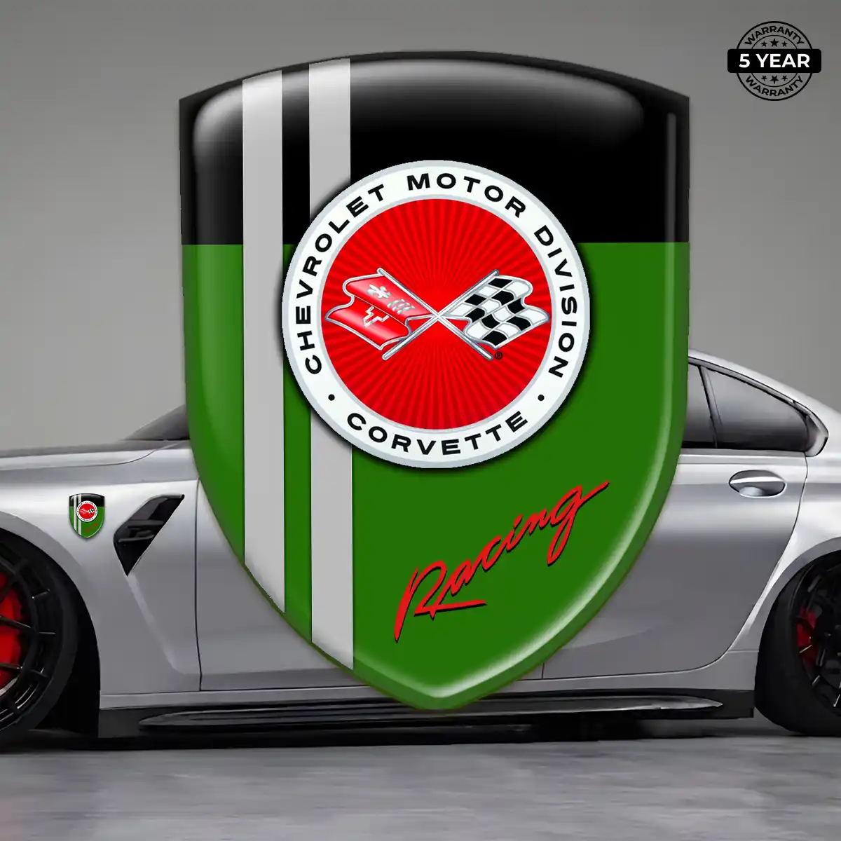 Chevrolet Corvette Automotive Logo Sticker Prime Quality