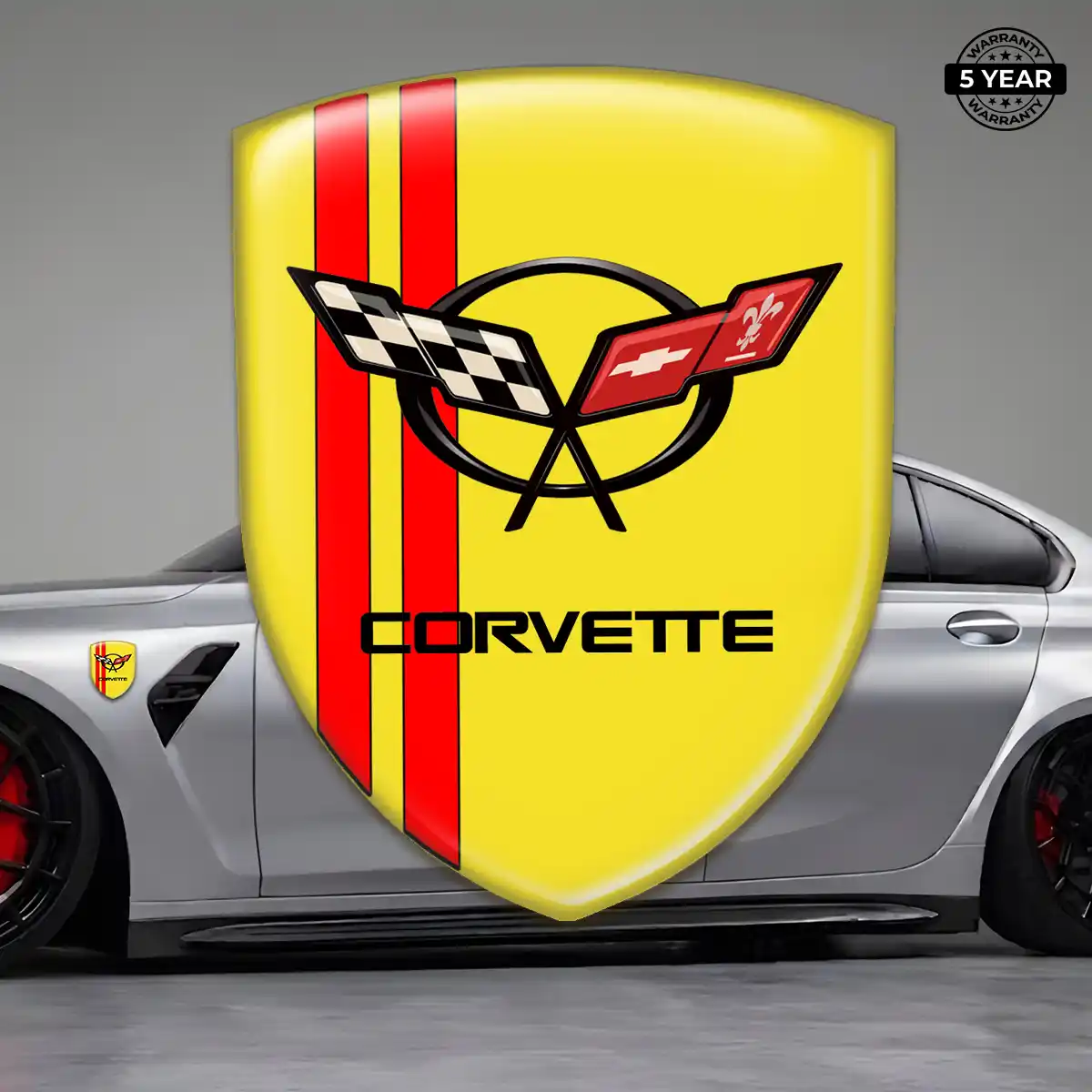 Chevrolet Corvette Automotive Resin Decal Elite Finish