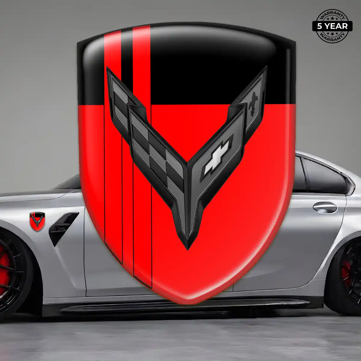 Chevrolet Corvette Automotive Resin Decal Signature Grade