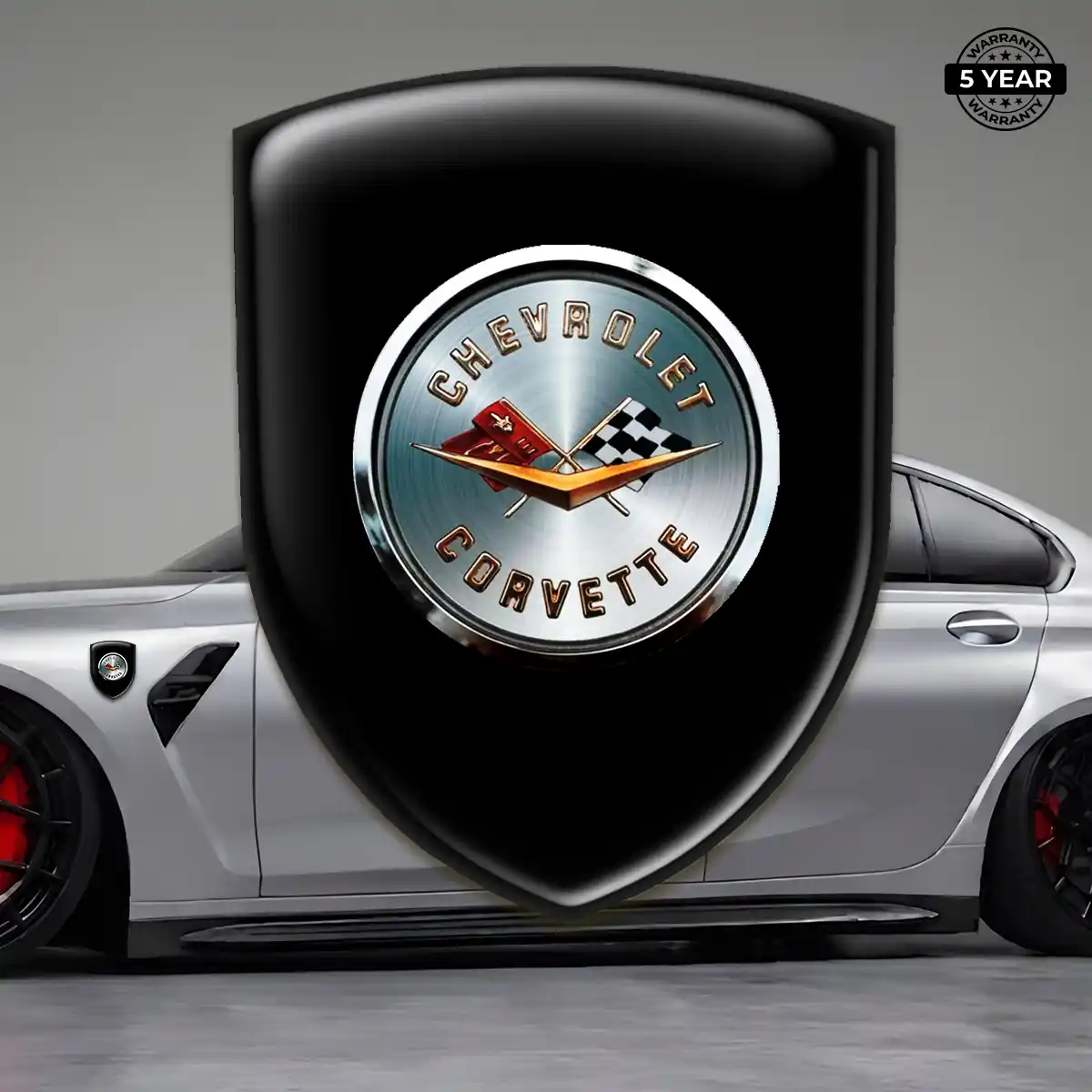 Chevrolet Corvette Badge Elite Finish