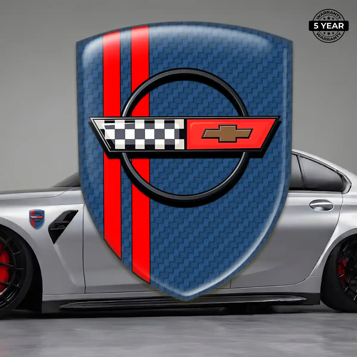 Chevrolet Corvette Badge Sleek Style