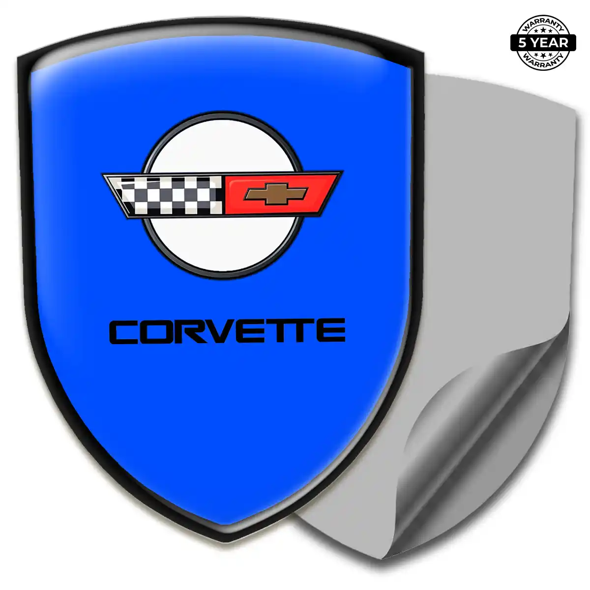 Chevrolet Corvette Car Emblem Decal Prestige Line