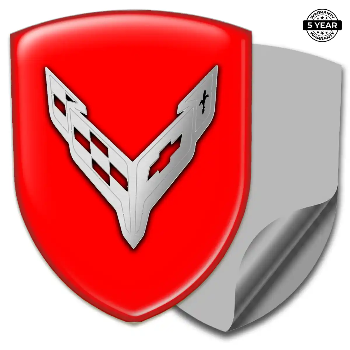 Chevrolet Corvette Car Emblem Decal Prime Quality