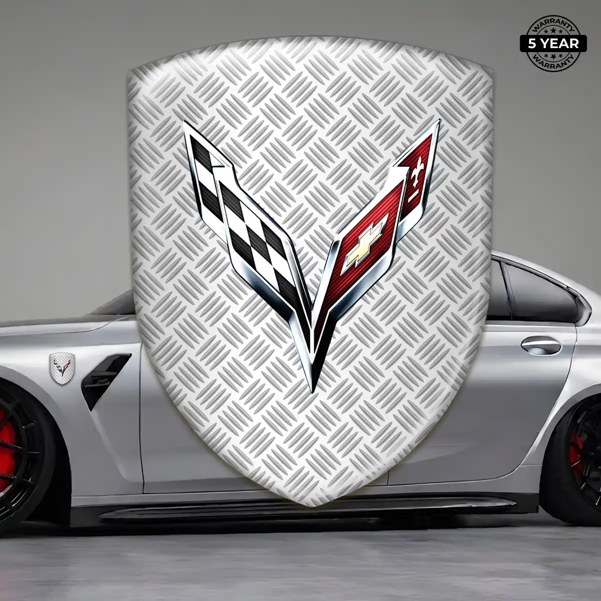 Chevrolet Corvette Car Emblem Overlay Prestige Line