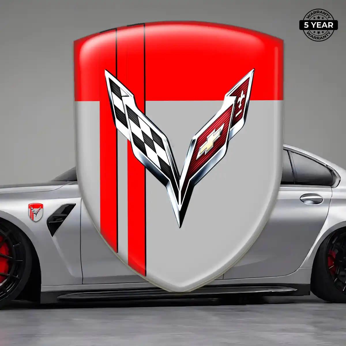 Chevrolet Corvette Car Emblem Overlay Prime Quality
