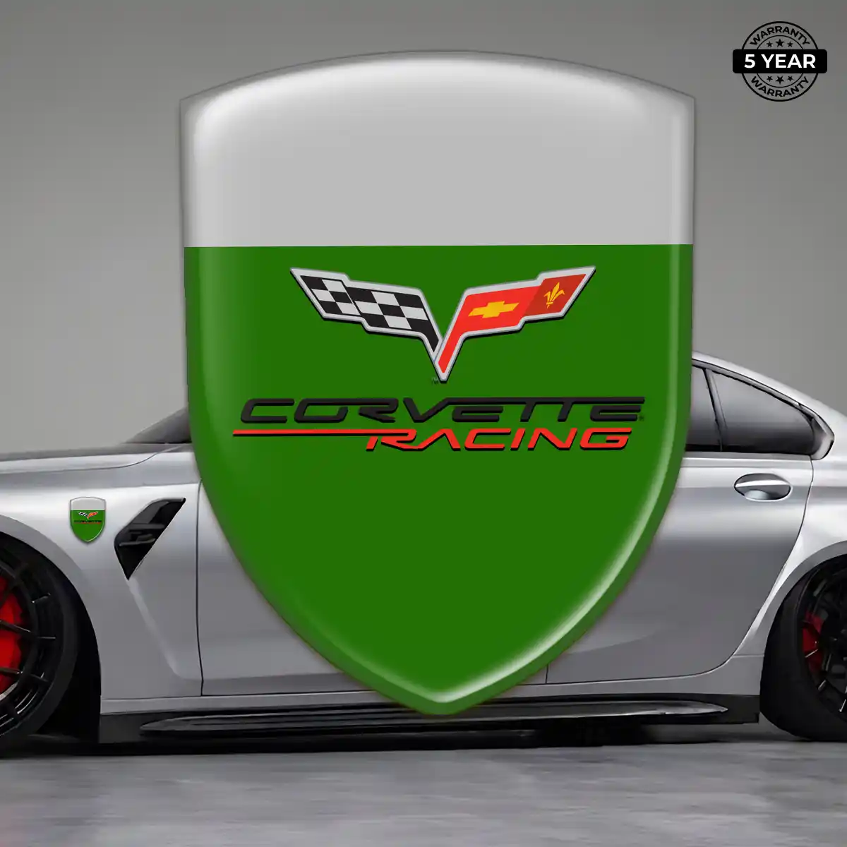 Chevrolet Corvette Car Logo Decal Refined Design