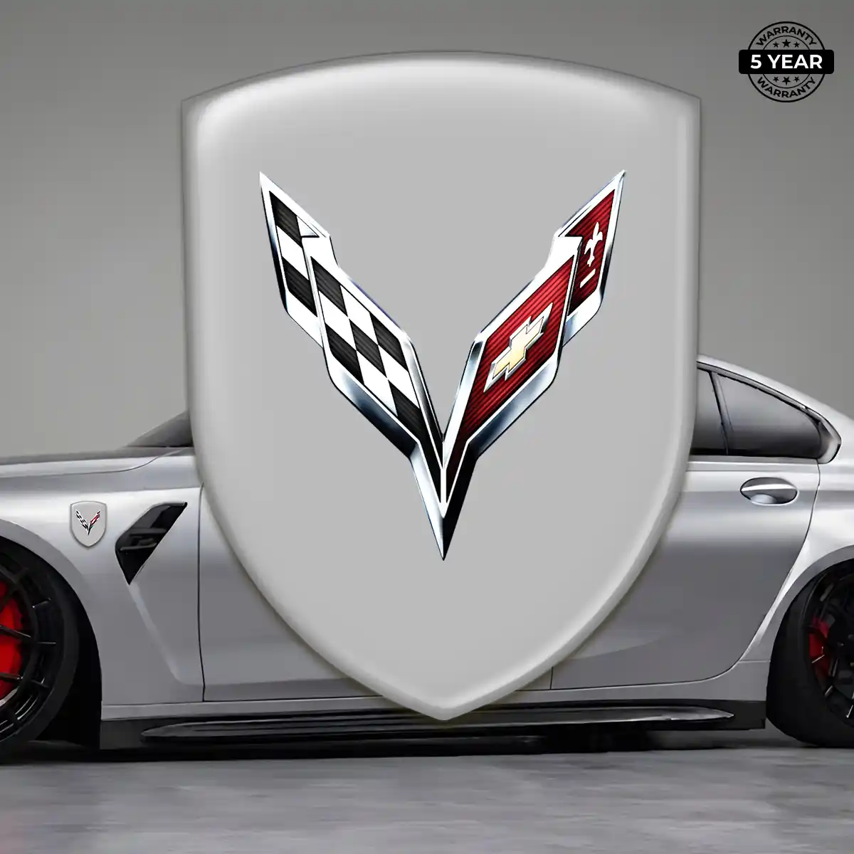 Chevrolet Corvette Car Logo Decal Superior Craft