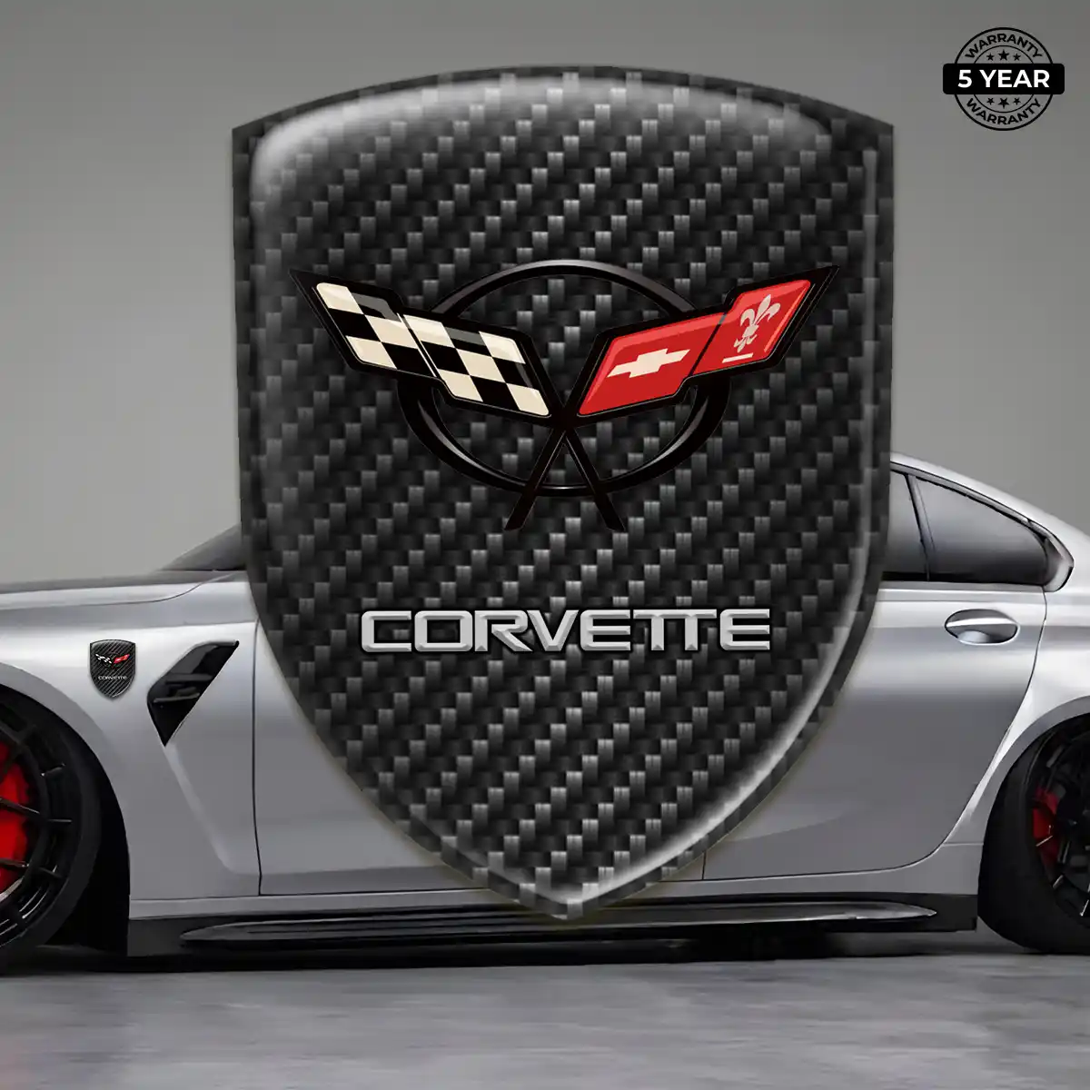 Chevrolet Corvette Crest Emblem Elite Finish