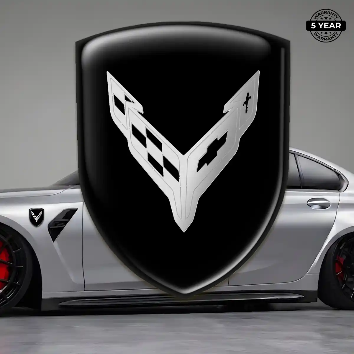 Chevrolet Corvette Crest Emblem Signature Grade