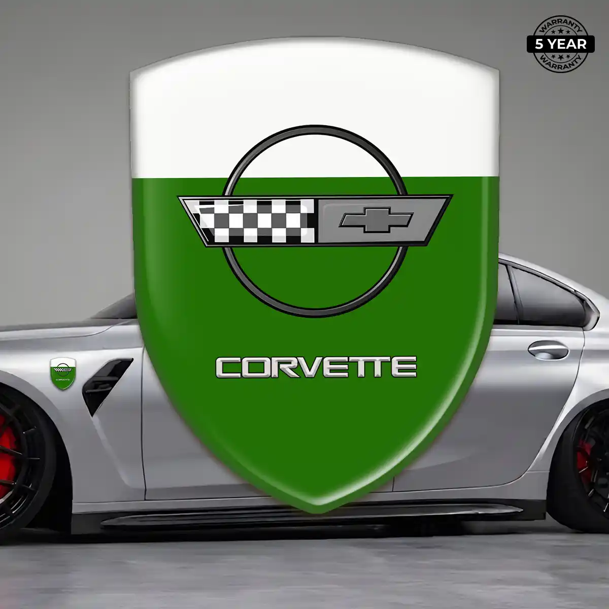 Chevrolet Corvette Crest Logo Emblem Elite Finish