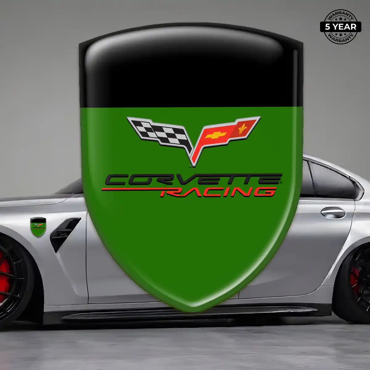 Chevrolet Corvette Crest Logo Emblem Refined Design