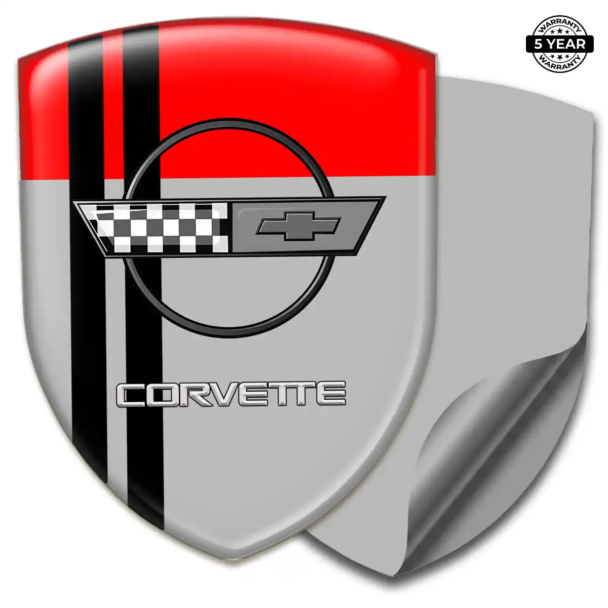 Chevrolet Corvette Crest Logo Emblem Signature Grade