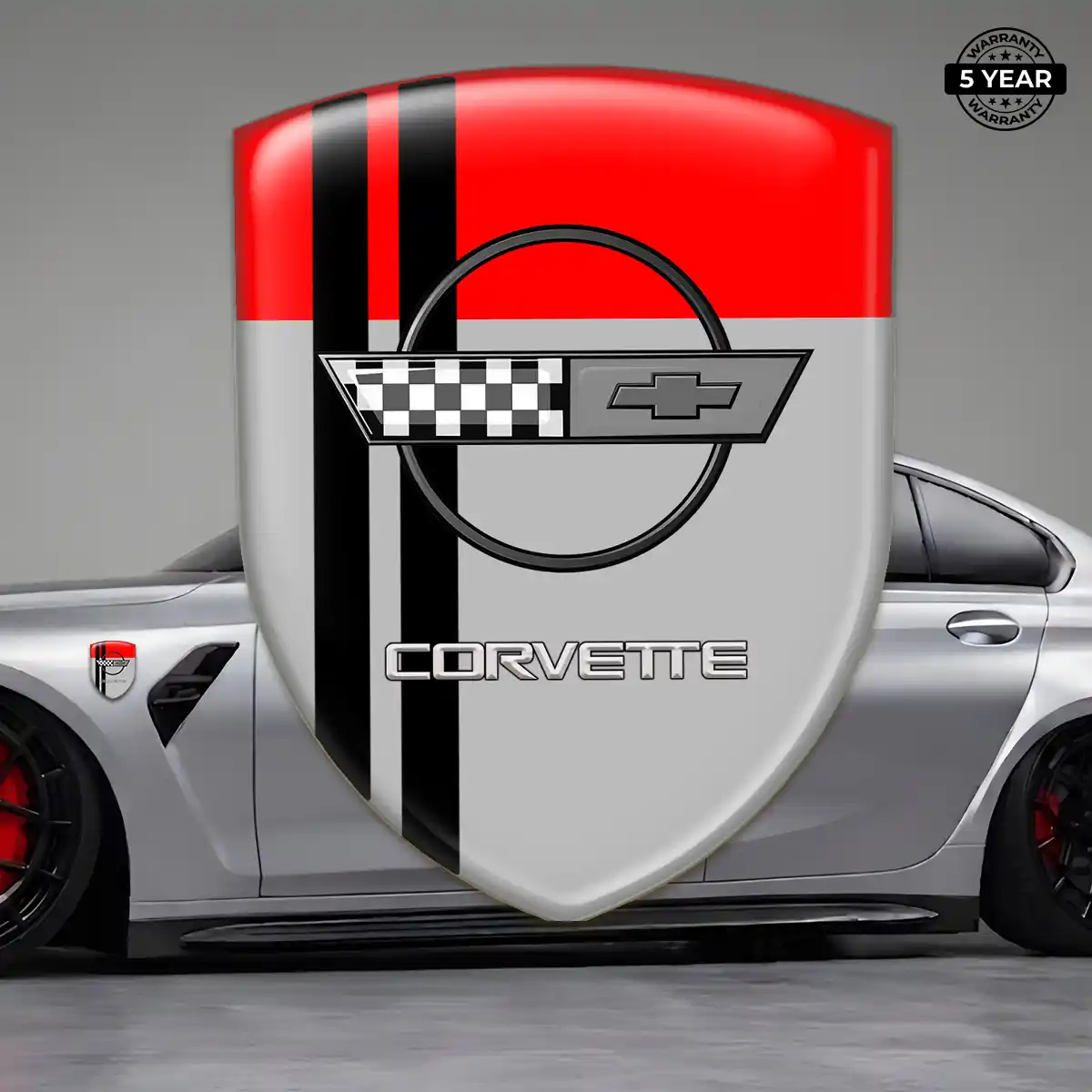 Chevrolet Corvette Crest Logo Emblem Signature Grade