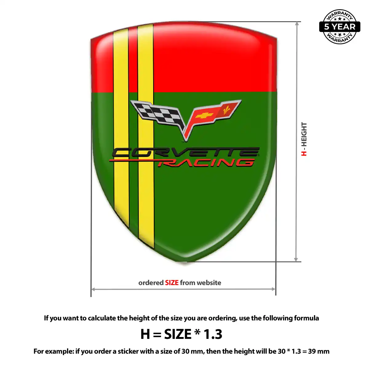 Chevrolet Corvette Crest Logo Emblem Superior Craft