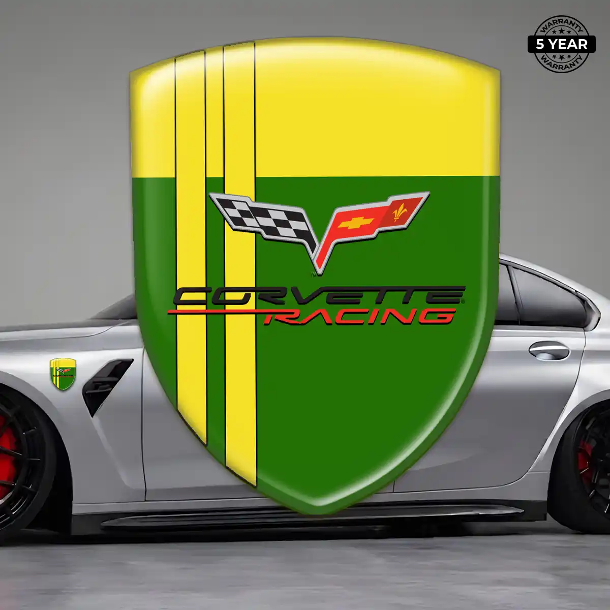 Chevrolet Corvette Domed Badge Elite Finish