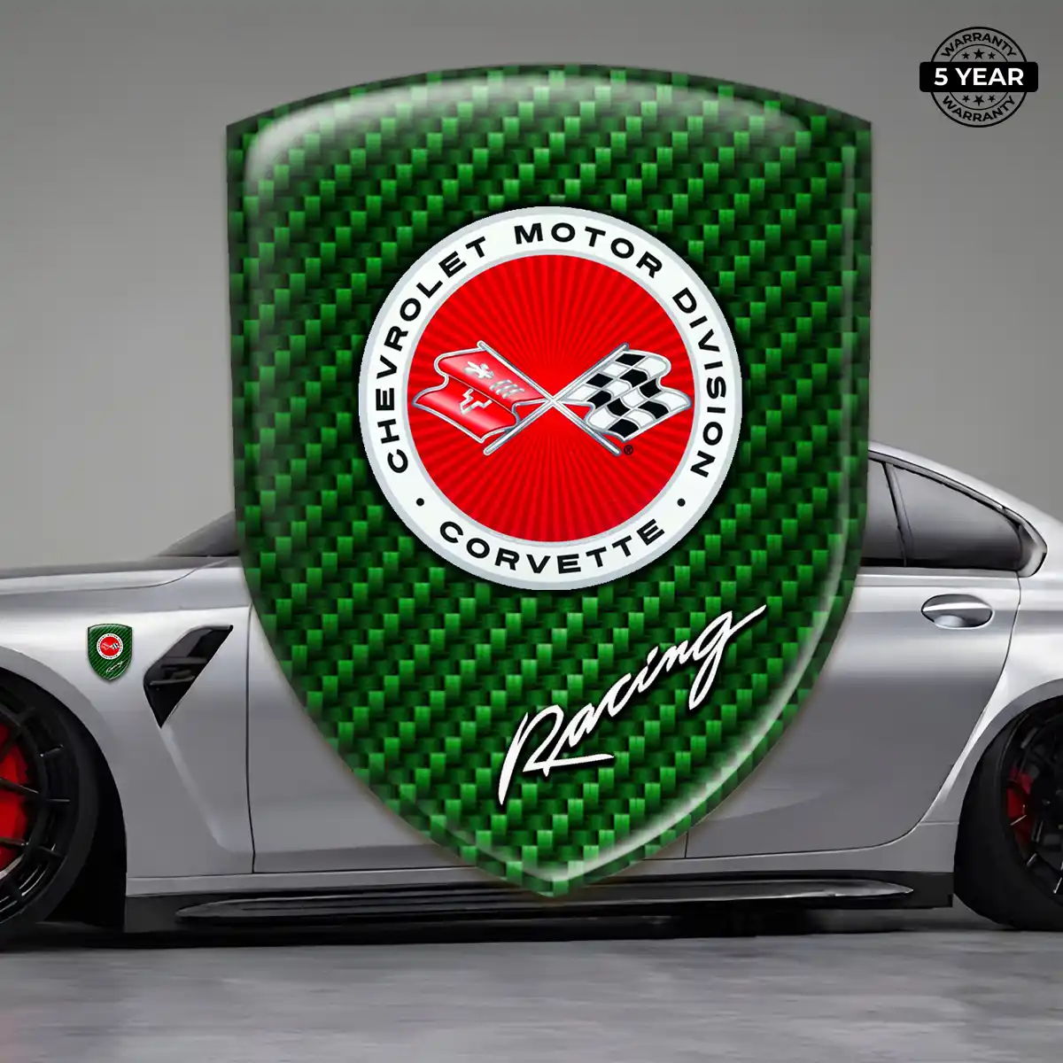 Chevrolet Corvette Domed Badge Prime Quality