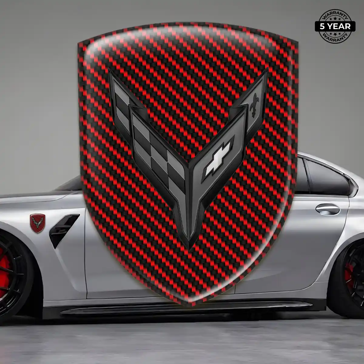 Chevrolet Corvette Domed Badge Superior Craft