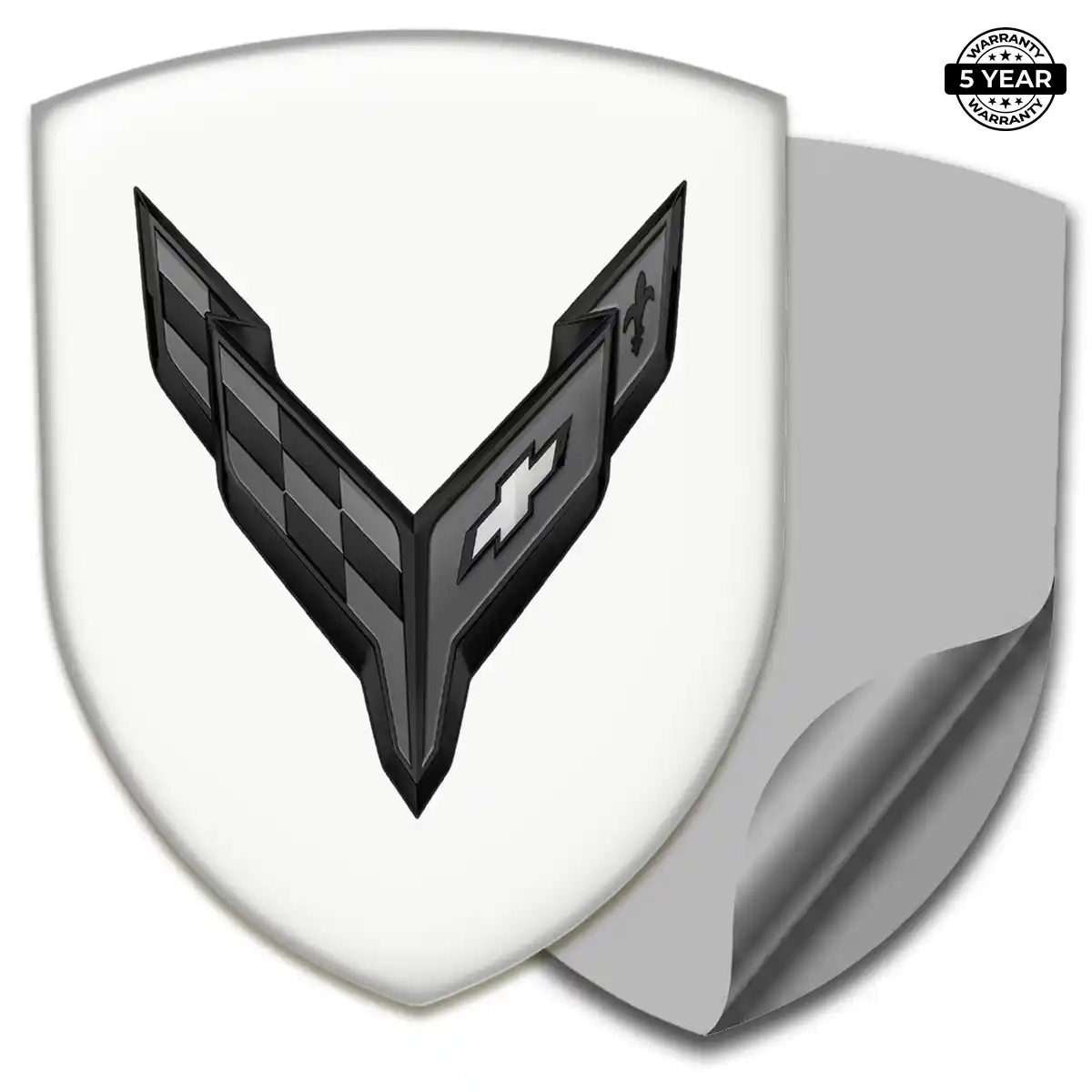 Chevrolet Corvette Domed Decal Prime Quality
