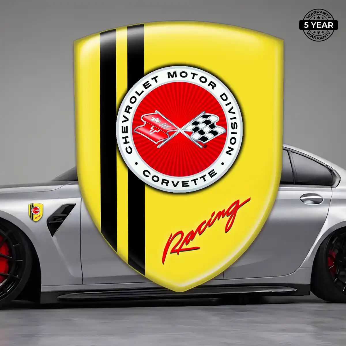 Chevrolet Corvette Domed Decal Signature Grade