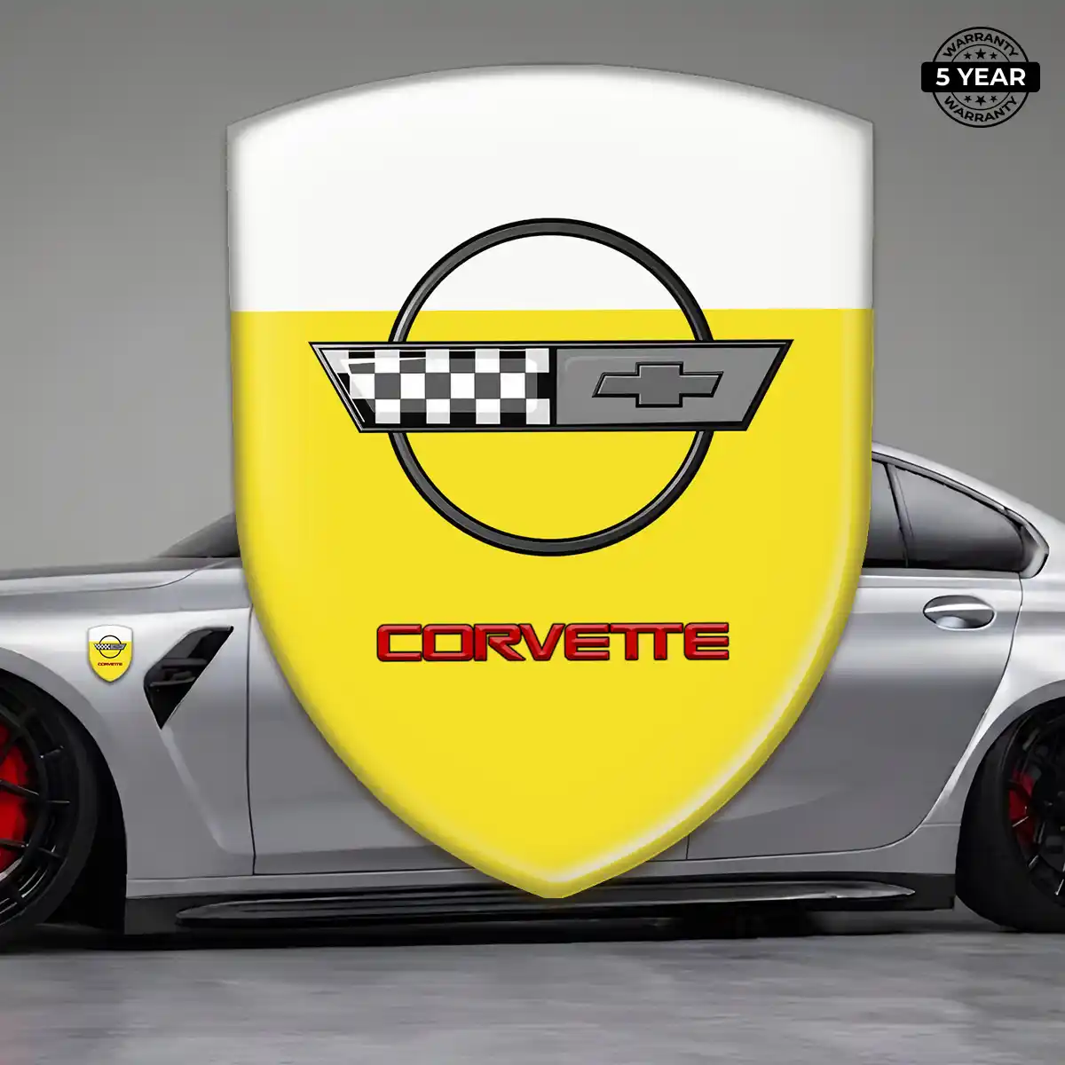 Chevrolet Corvette Domed Decal Superior Craft