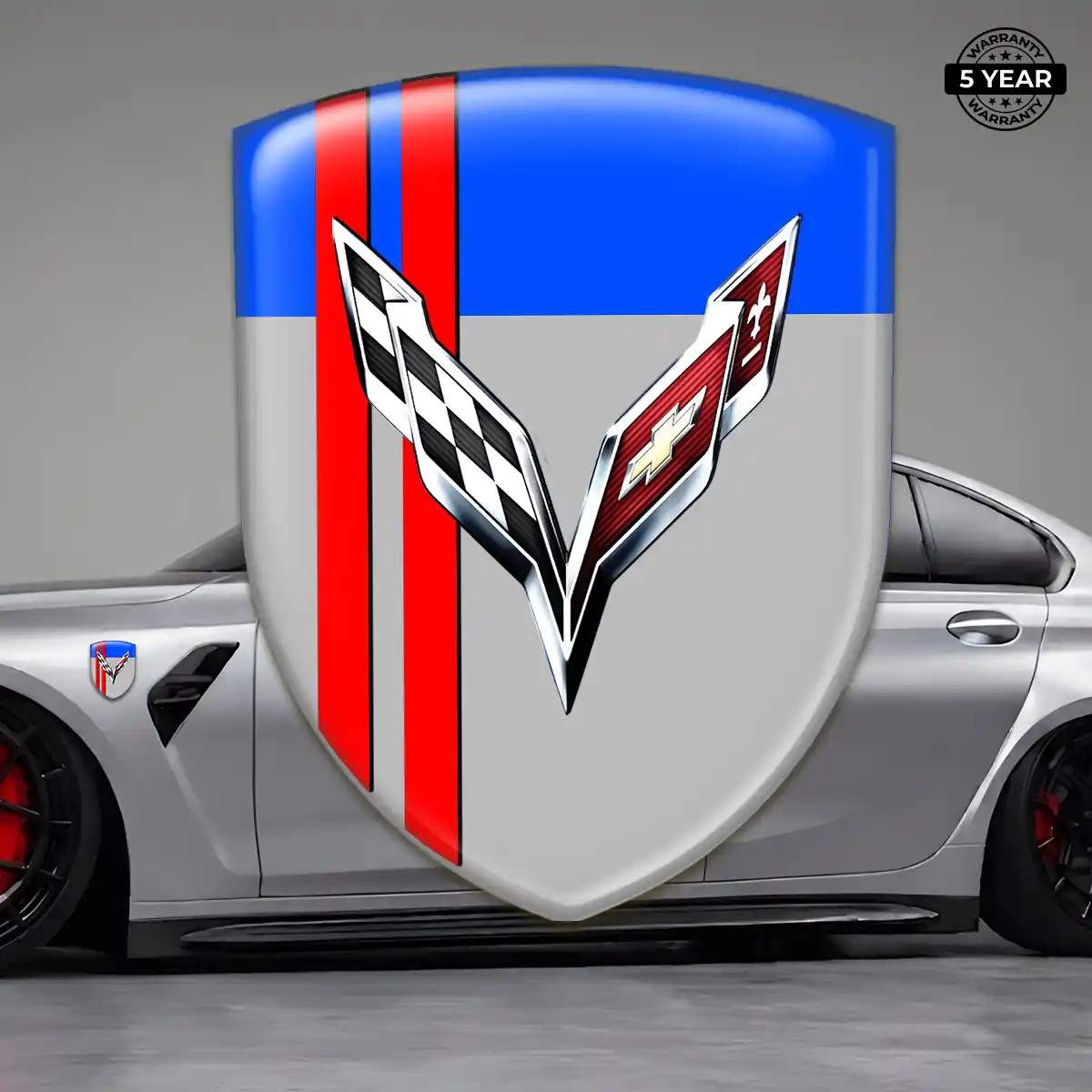 Chevrolet Corvette Domed Emblem Prestige Line
