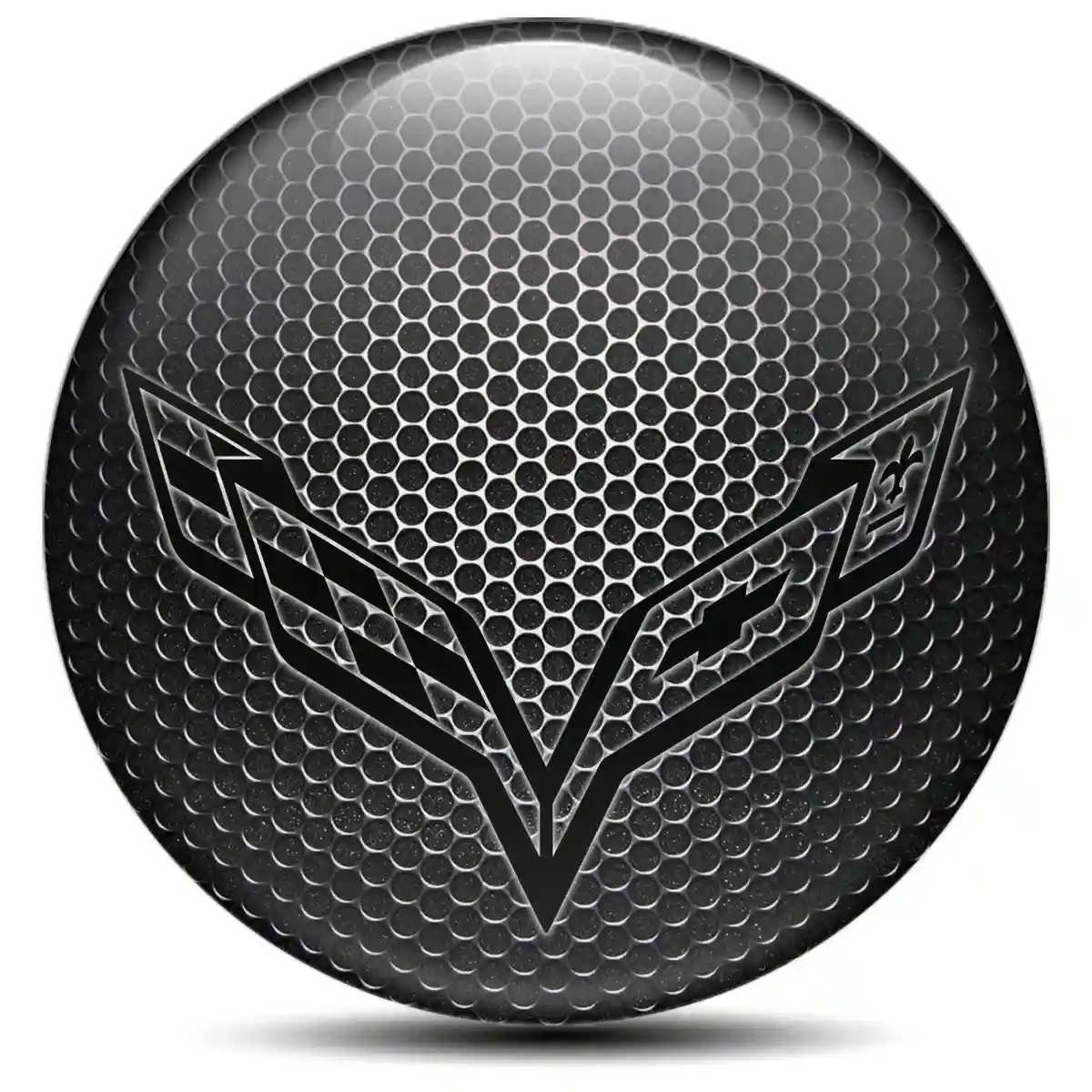 Chevrolet Corvette Domed Emblem Stylish Design