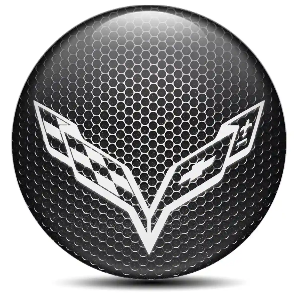 Chevrolet Corvette Domed Sticker Luxury Edition