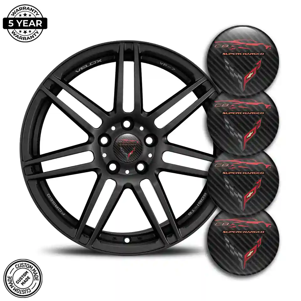 Chevrolet Corvette Domed Sticker Premium Edition