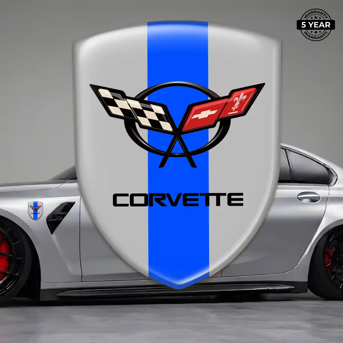 Chevrolet Corvette Emblem Badge Prestige Line