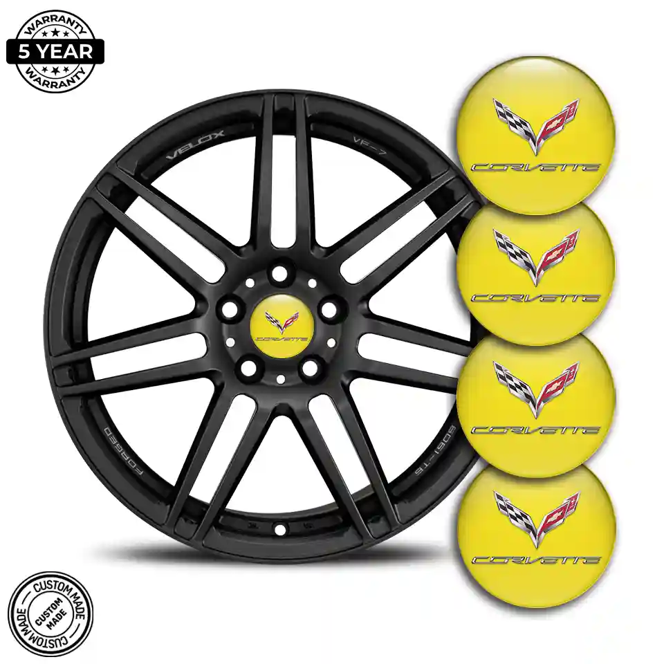 Chevrolet Corvette Emblem Badge Self-Adhesive High Quality