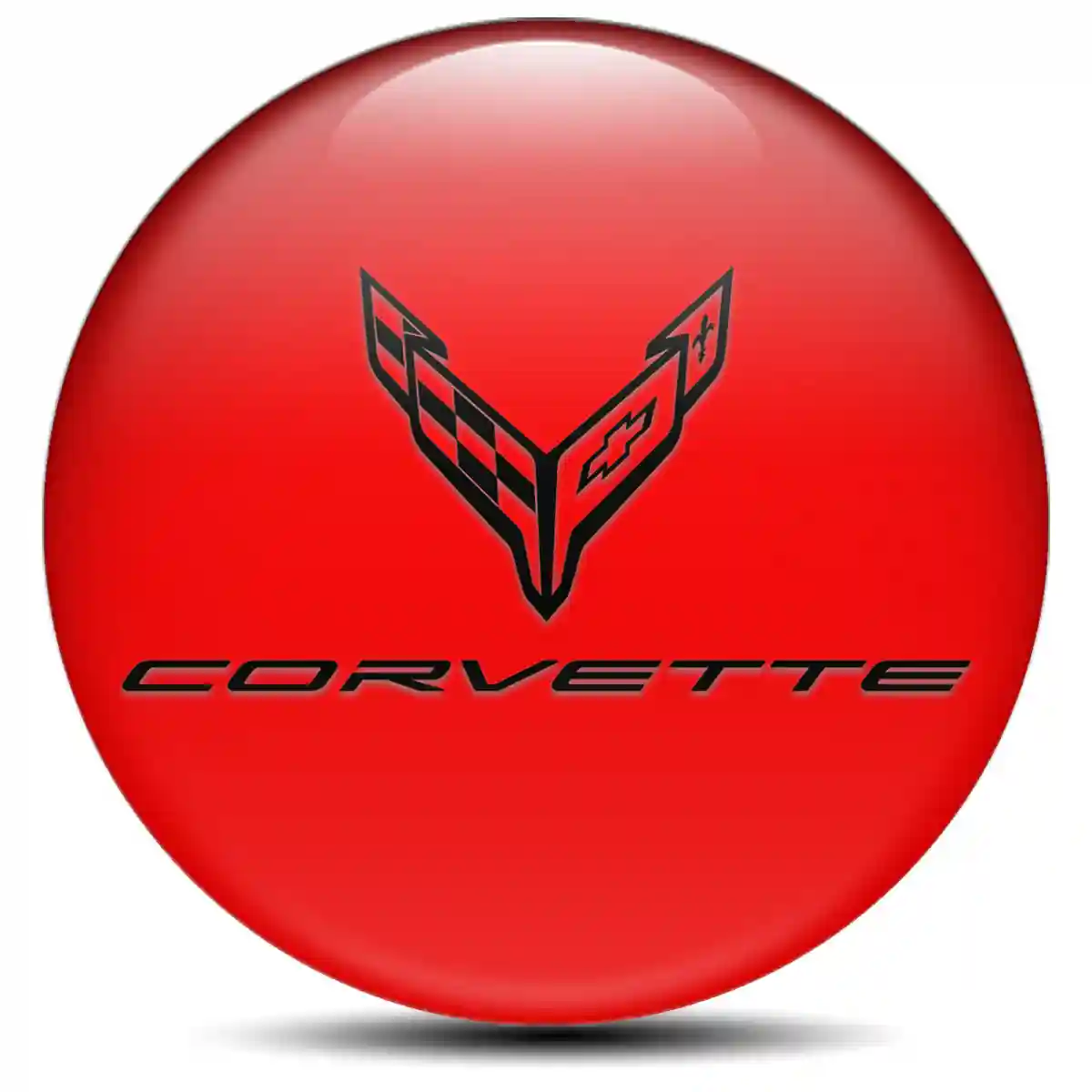 Chevrolet Corvette Emblem Badge Self-Adhesive Stylish Design