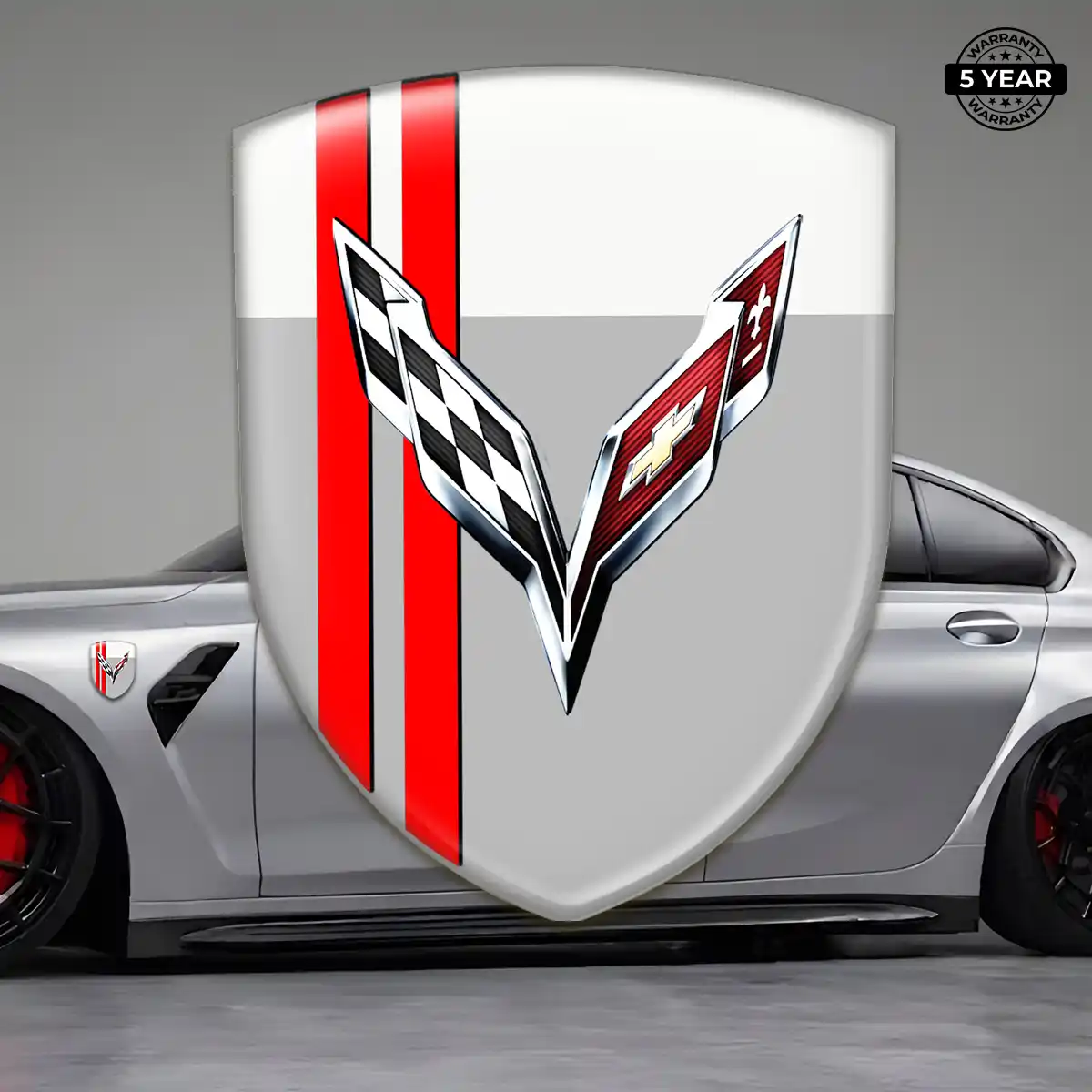 Chevrolet Corvette Emblem Crest Prestige Line