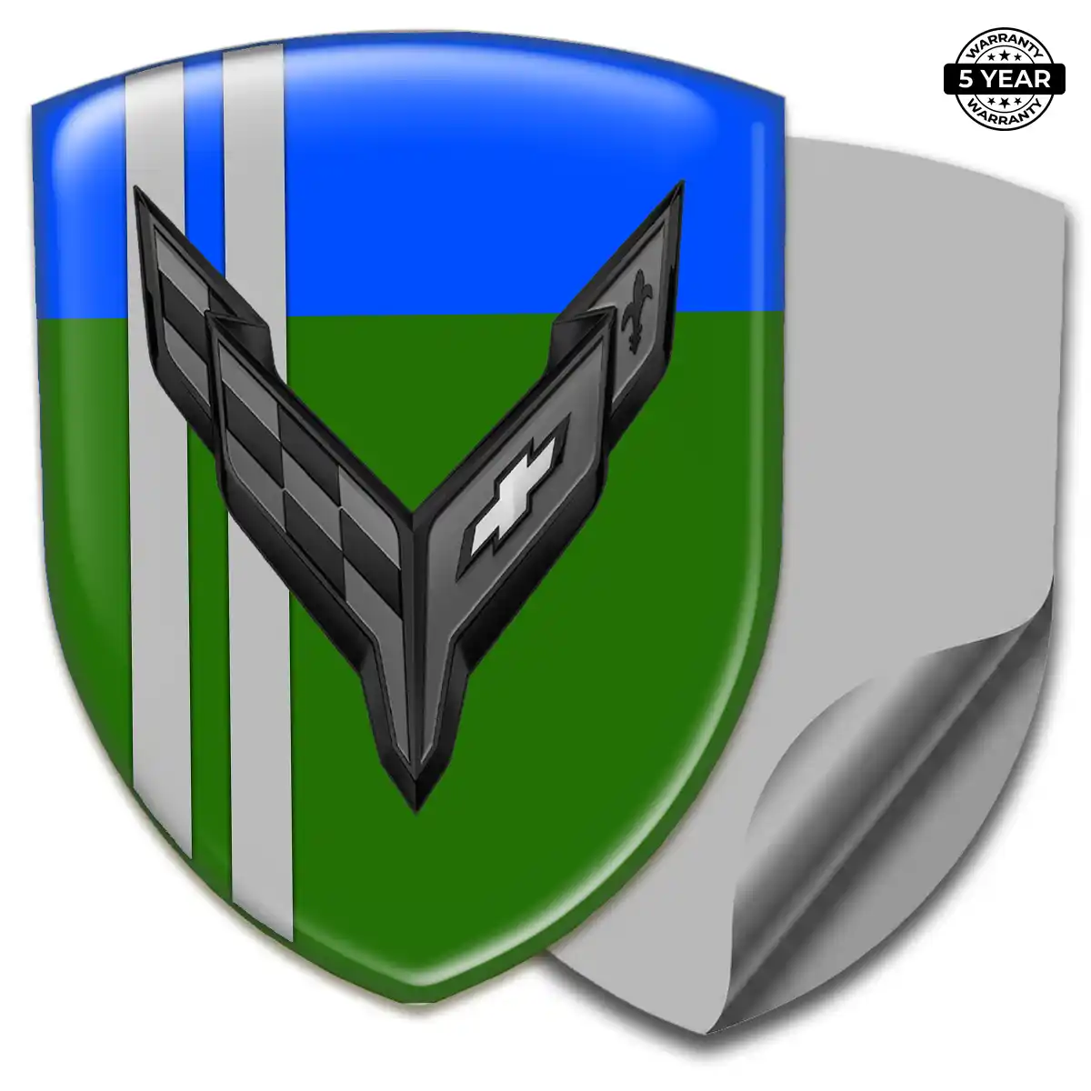 Chevrolet Corvette Emblem Crest Signature Grade